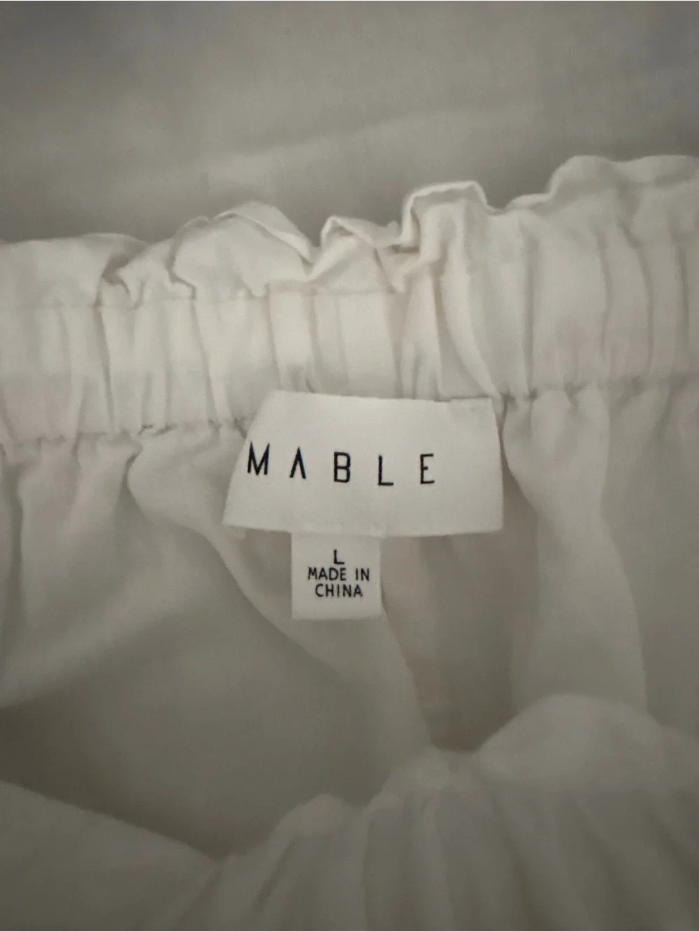 Mable lightweight white